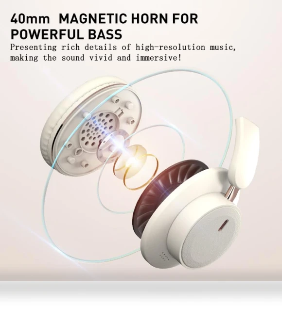 Foldable Bluetooth Headphones — Over-Ear Headphones, FULISZ