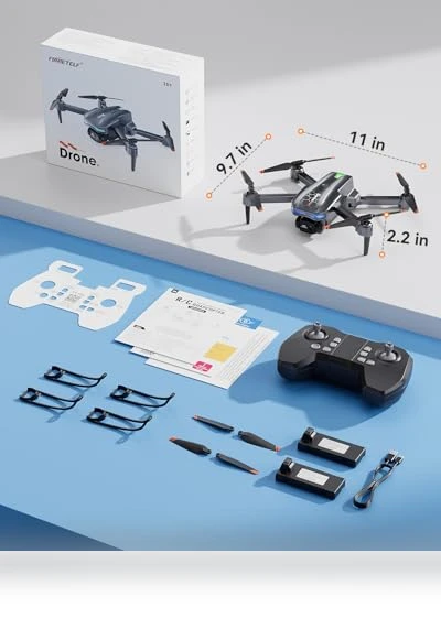 Foldable Mini Drone with Camera — Drones, FERIETELF