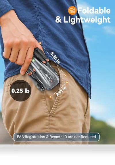 Foldable Mini Drone with Camera — Drones, FERIETELF