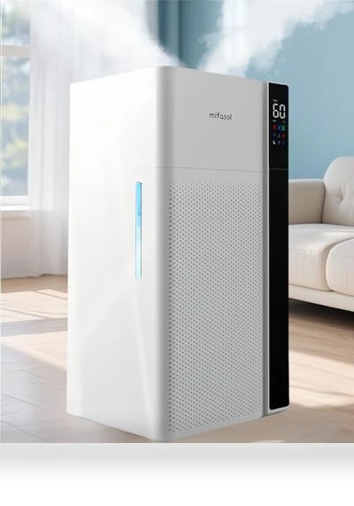Large Room Humidifier with Dual Mist Nozzles — Air Moisturizers, mifasol