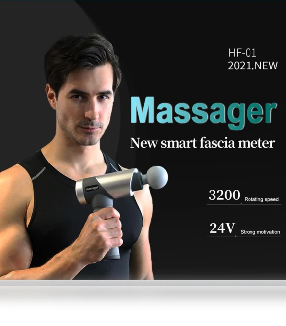 LCD Touch Screen Deep Massage Smart Fascia Gun — Massage Equipment, PHYUN-autoparts