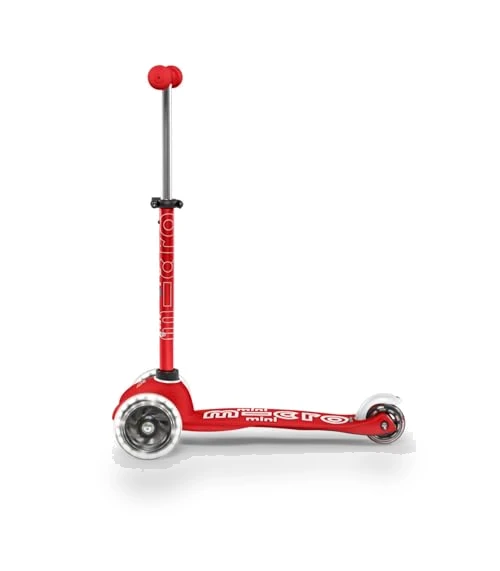 Mini Deluxe LED Three-Wheeled Scooter — Electric Vehicles, Micro