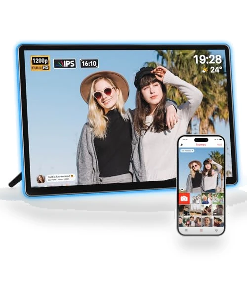 Neon Light Digital Picture Frame — Digital Frames, Apolosign