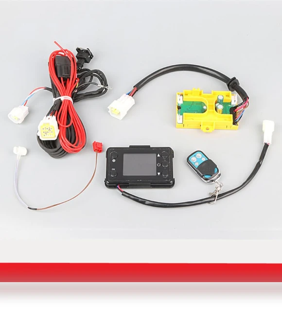 Parking Heater LCD Monitor Switch Remote Control Board Sensor Wire Kit — Heater Parts, FYUU-autoparts