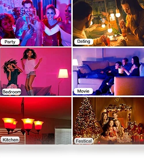 RGB Color Changing Light Bulbs — LED, AFINSEA