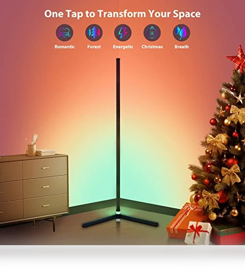 RGB Corner Floor Lamp — Standing Lights, WISIMMALL