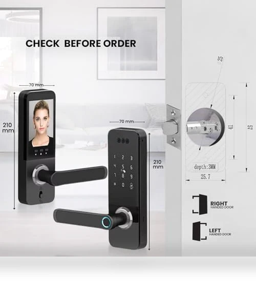 Smart Door Lock with Face Recognition — Smart Home Security, We Technology
