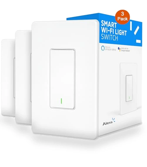 Smart Light Switch 3 Pack — Smart Home Hubs & Controllers, Tuykay