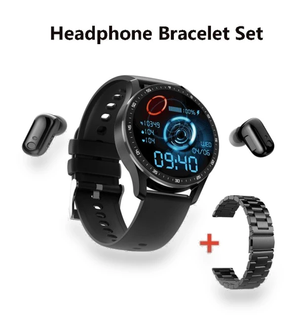 Smart Music Headphones 2-in-1 Talking Watch — Wearable Accessories, fantasy future word