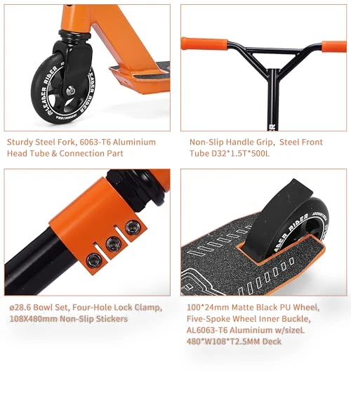 Stunt Scooter for Kids — Stunt Scooters, LEADER RIDER