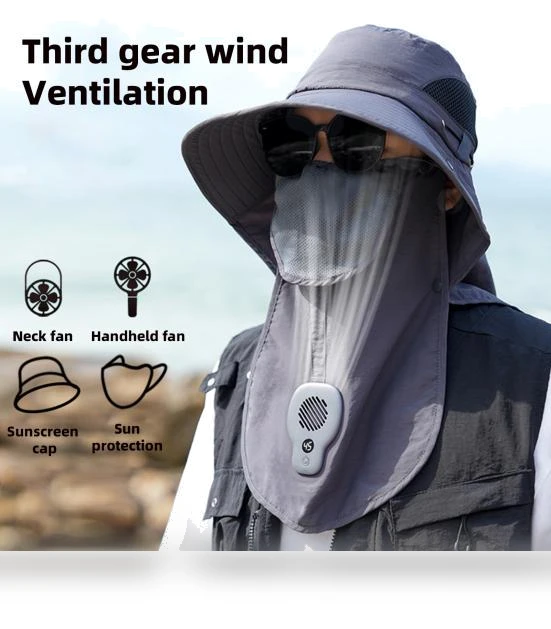 Sun Protection Hat with Smart Ventilation — Hats, Meiyiyan