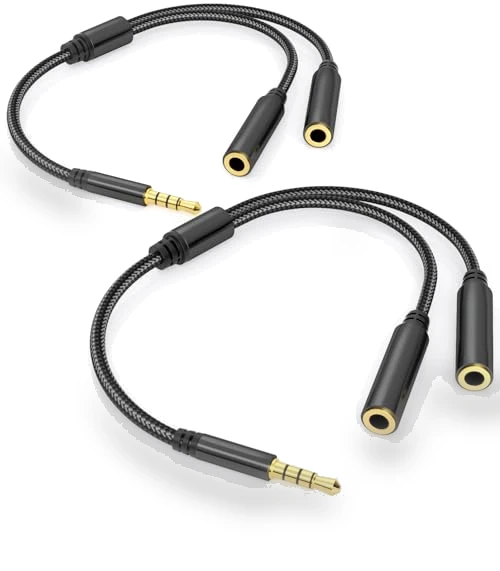 TRRS Splitter for 2 Headphones — Adapters, IIISOGNO