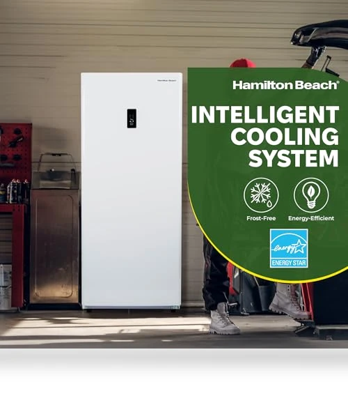 Upright Convertible Fridge/Freezer — Mini Fridges, Hamilton Beach
