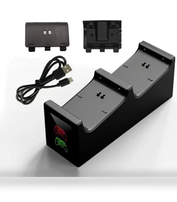 USB Charging Dock with Rechargeable Battery for XBox One Series X Controller — Xbox One Accessories, happybuySE