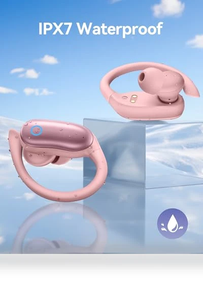 Wireless Earbuds with Earhooks — In-Ear Headphones, Generic