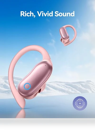 Wireless Earbuds with Earhooks — In-Ear Headphones, Generic
