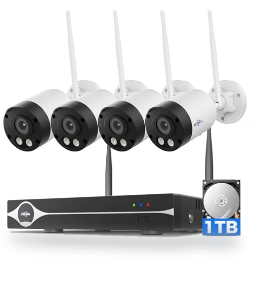 Wireless Security Camera Outdoor — Security Cameras, Hiseeu