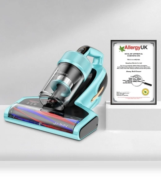 Mite Vacuum Cleaner for Mattresses with UV-C Light & Ultrasonic — Vacuums, JIMMY
