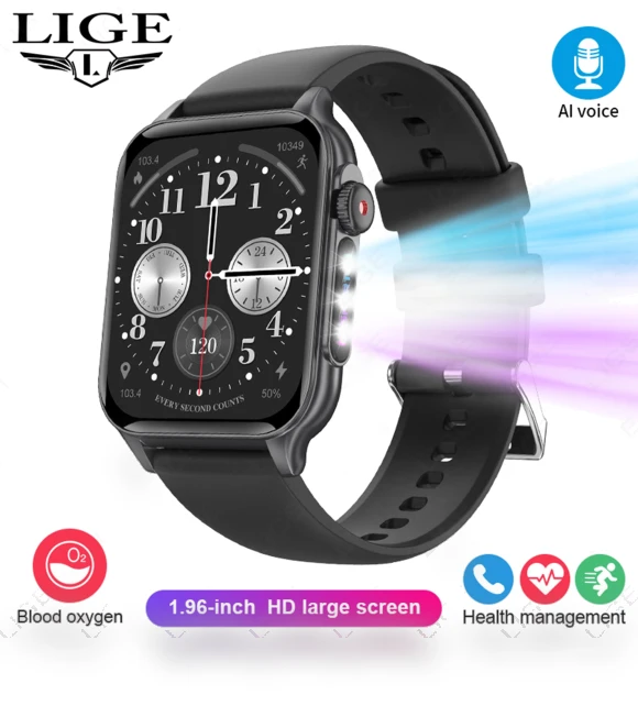 Colorful Breathing Light Smart Watch — Smartwatches, LIGE