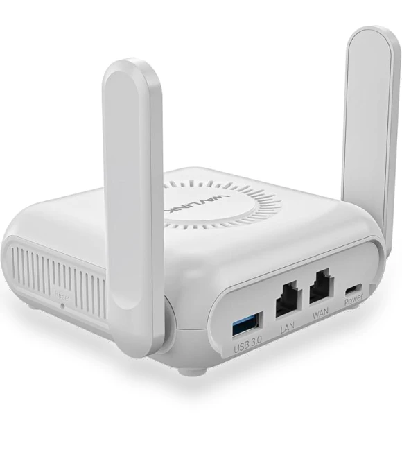 Dual-Band WiFi 6 Travel Router — Routers, WAVLINK