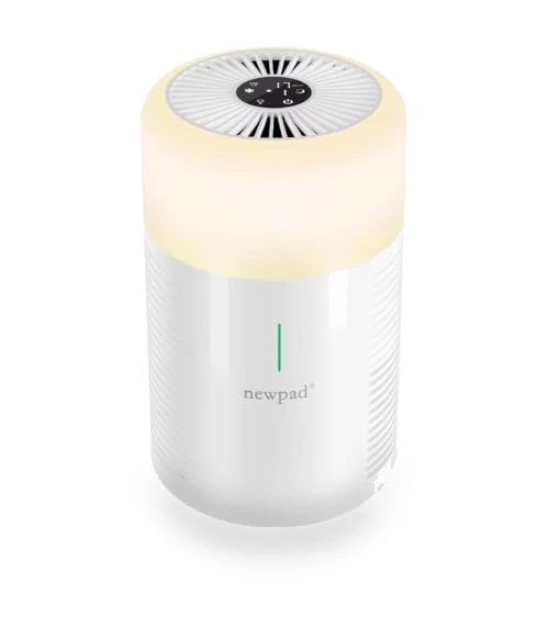 HEPA Air Purifier with Desk Lamp — Activated Carbon Air Purifiers