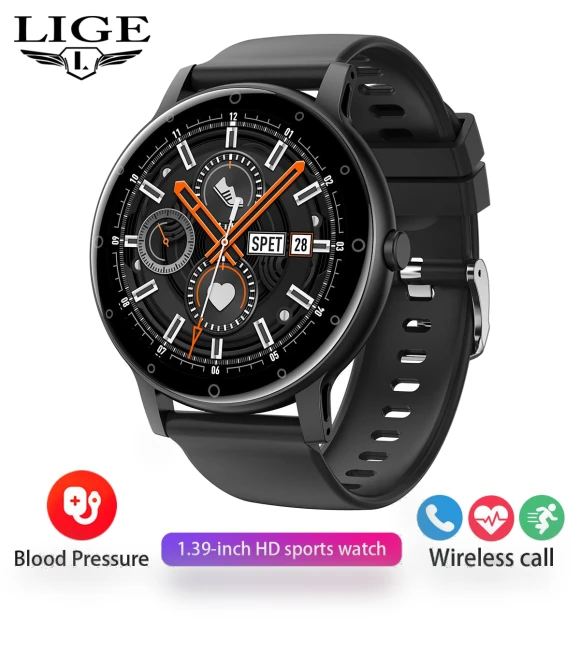 High Definition Round Screen Smart Watch — Smartwatches, LIGE