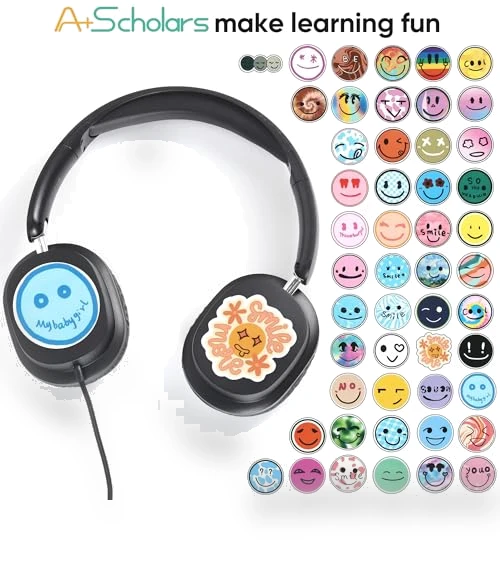 Kids Headphones 10-Pack for School Bulk Set — In-Ear Headphones, A+ Scholars