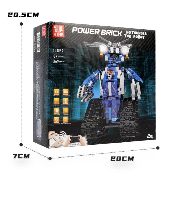 Motorized Robot with App and Radio Control — Construction Kits, MOLD KING