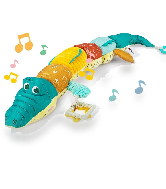 Musical Crocodile Plush Toy — Bath Time Fun, Bai Fen Bai Toys
