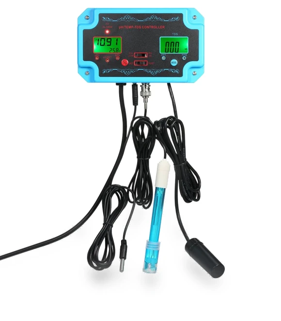 Professional Water Quality Detector 3 in 1 pH/TDS/TEMP Controller — Multiparameter Measurement Devices, Kkmoon