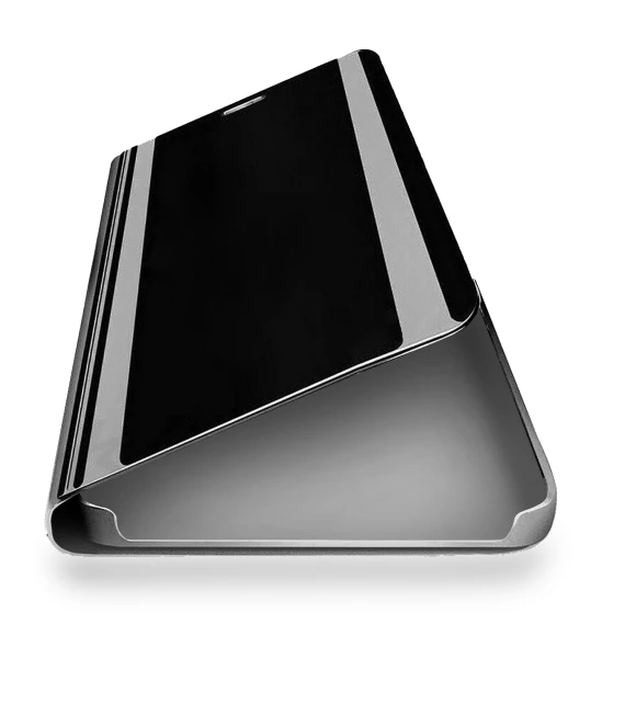 Smart Leather Flip Mirror Case with Clear View — Flip Cases, Shredded cabbage