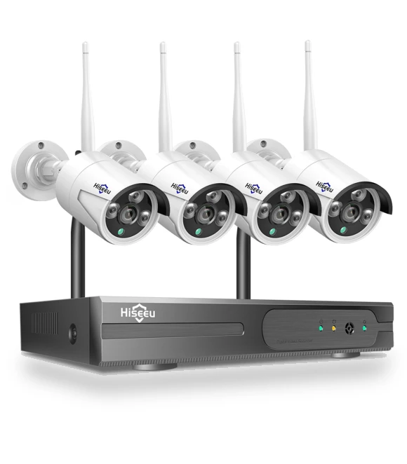Wireless Security Camera System — Complete Surveillance Systems, Hiseeu