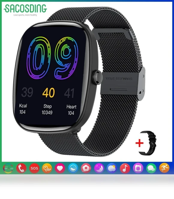 AI Smartwatch with Voice Calls — Smartwatches, SACOSDING