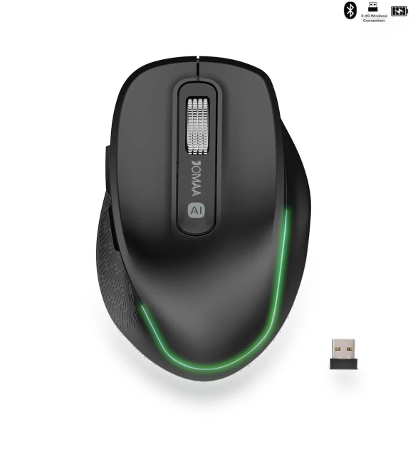 Dual Mode Wireless Rechargeable Silent AI Mouse — Mouse Pads, SeenDa