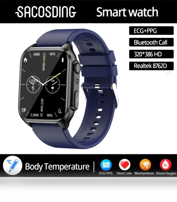 ECG+PPG Smart Watch — Smartwatches, SACOSDING