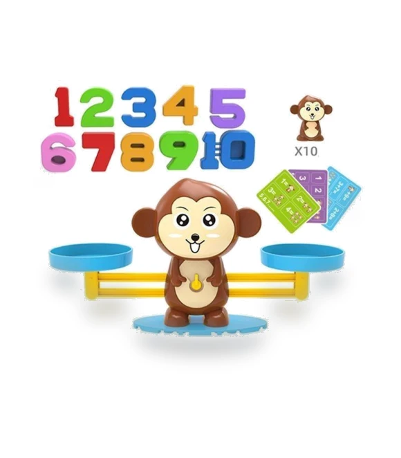 Educational Math Toy Smart Monkey Scale — Counting & Math, come on right