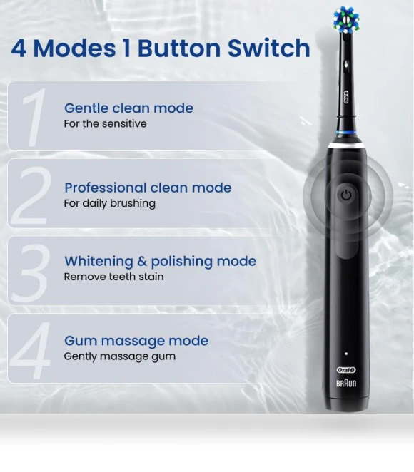 Electric Toothbrush with Soft Bristles — Baby Toothbrushes, Light makeup