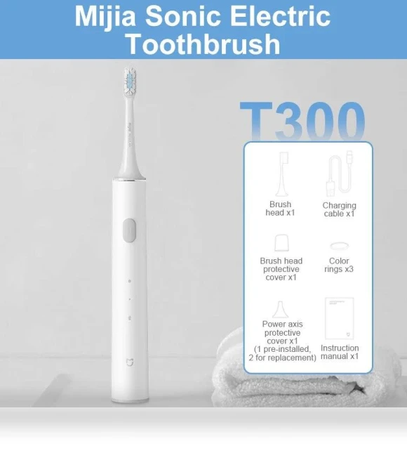 Electric Toothbrush with UV Sterilization — Ultrasonic, Light makeup