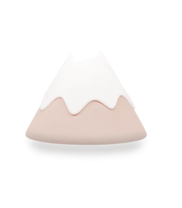 Mini Silicone Touch Snow Mountain Night Light — Night Lights, Binchi Lighting Appliances