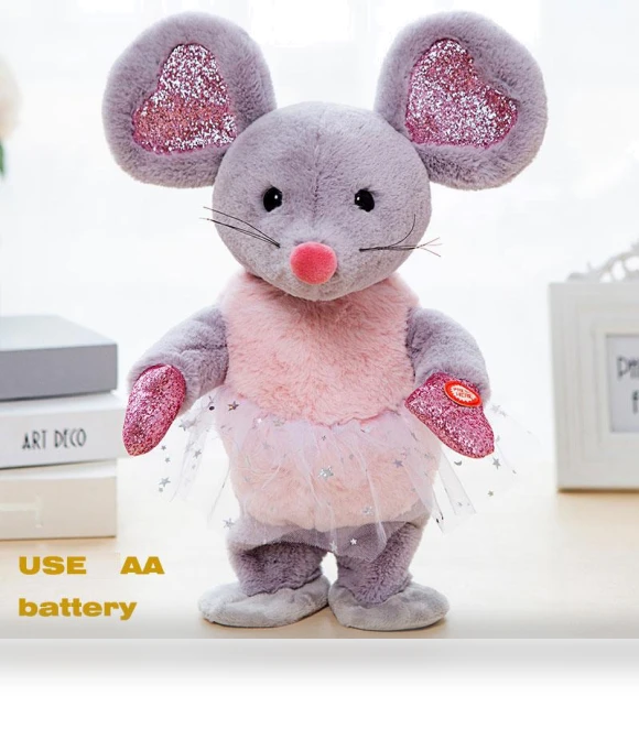 Musical Dancing Talking Electronic Plush Mouse Robot — Interactive, Bai Fen Bai Toys