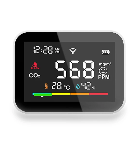Smart CO2 Detector — Air Quality Monitors, TOMTOP JMS