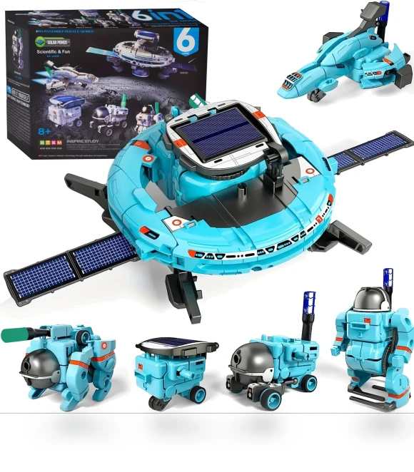 STEM Solar Robot Kit — Solar Power, Power gears