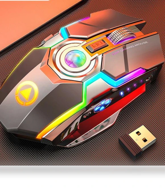 Wireless Gaming Mouse with LED Lighting — Mouse Pads, popmall