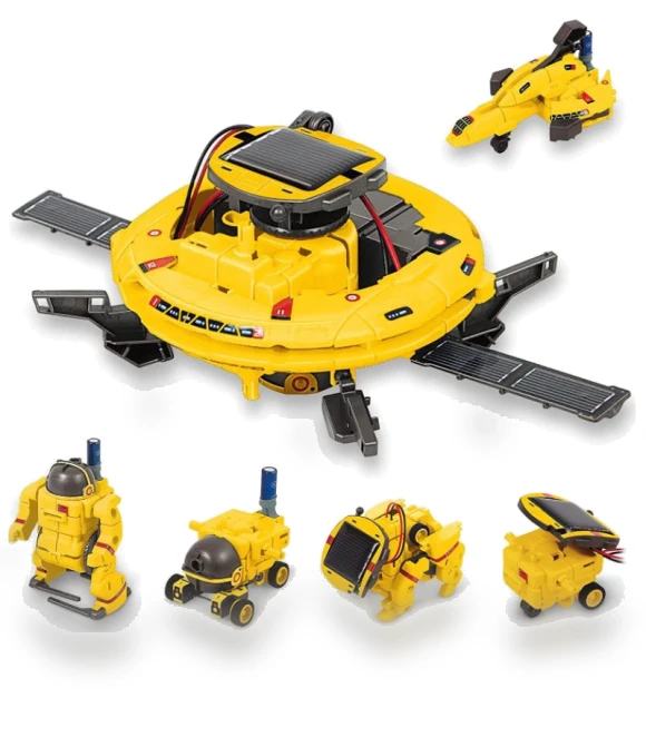 6-in-1 Solar Robot Kit — Solar Power, Binchi Fitness