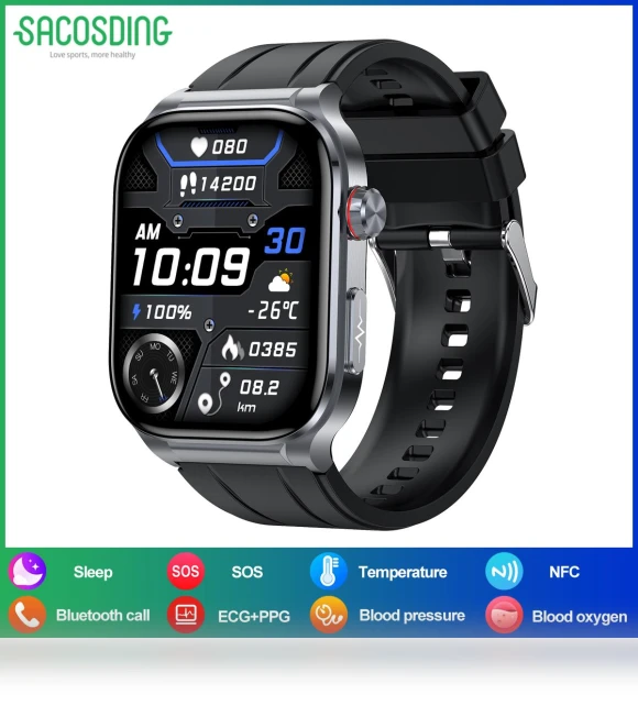 AMOLED Smartwatch — Smartwatches, SACOSDING