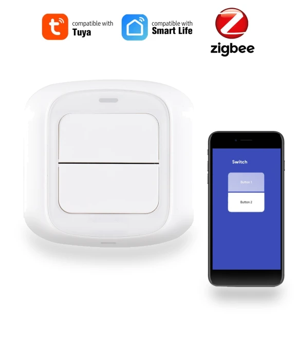 Double Smart Scene Switch — Smart Home Hubs & Controllers, 3d printing machine