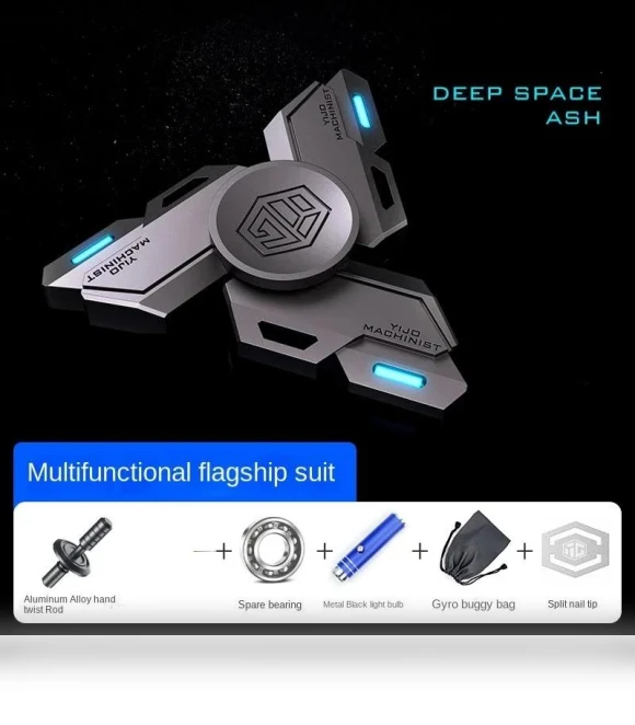 Fingertip Gyroscope — Stress Relievers, Toys-Glory Fourall