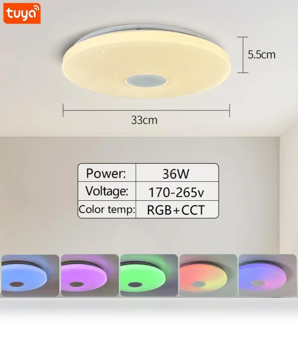 Smart Ceiling Light — Overhead Lighting, Rainbow Rain