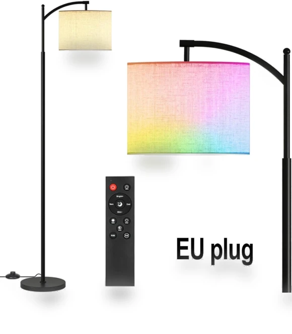 Smart Floor Lamp WiFi LED Modern RGB Adjustable — Standing Lights, Build My Home