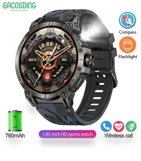 Smart Watch for Men — Wearable Accessories, SACOSDING